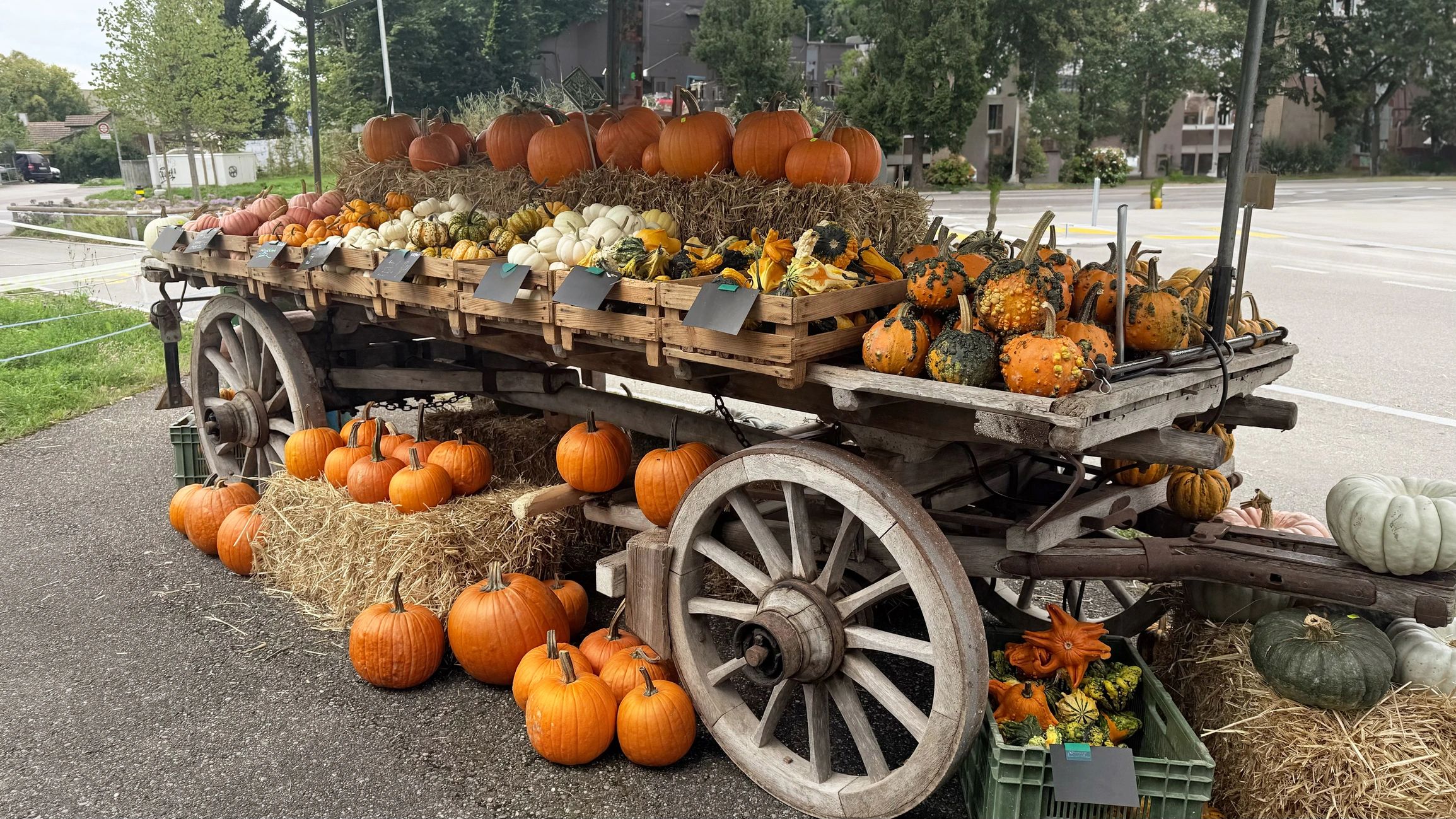 Farmers market produce display representing natural ingredients sourcing